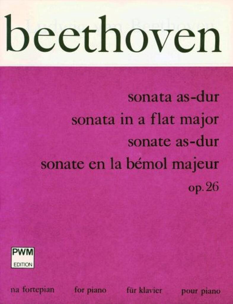 Sonata In A Flat Major Op. 26